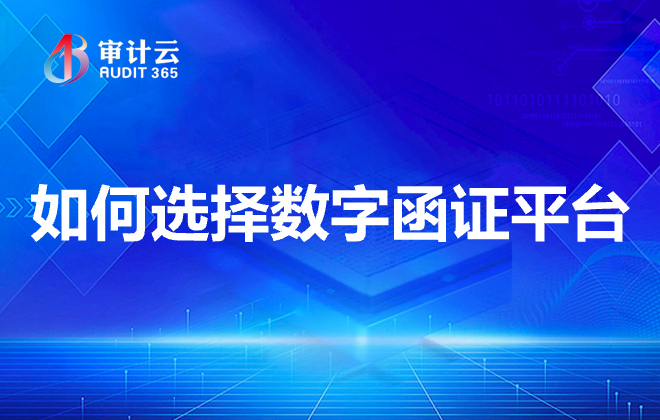 如何选择数字函证平台