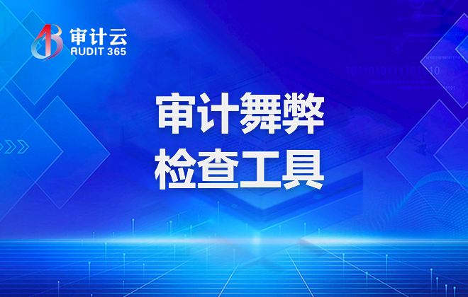 审计舞弊检查工具