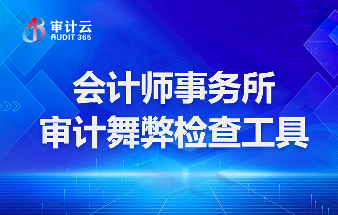 审计舞弊检查工具