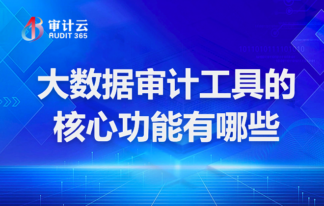 大数据审计工具的核心功能有哪些