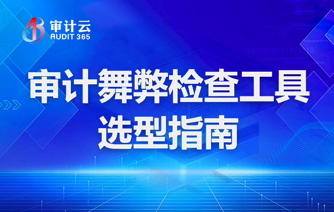 审计舞弊检查工具选型指南