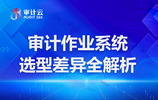 审计作业系统选型差异全解析