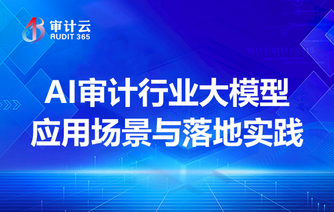AI审计行业大模型应用场景与落地实践