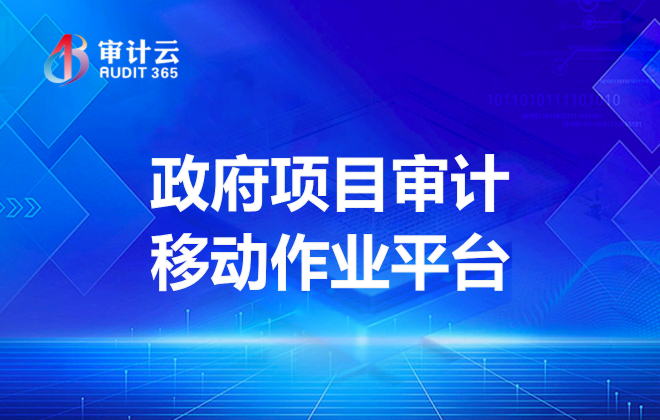 政府项目审计移动作业平台