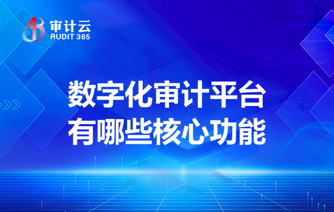 数字化审计平台有哪些核心功能