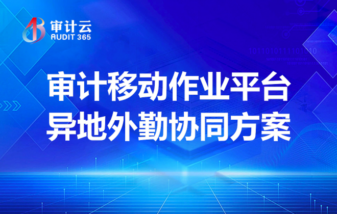 审计移动作业平台